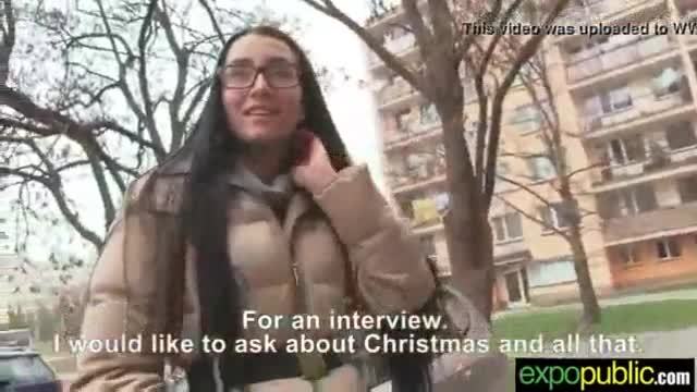 Stranded teen girl anna nailed in public
